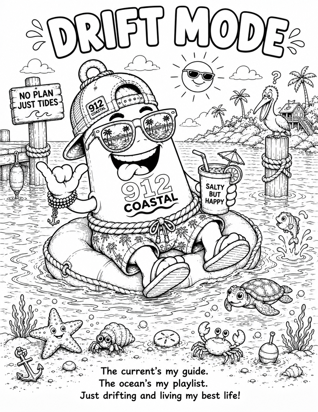 Free Buoy Coloring Book