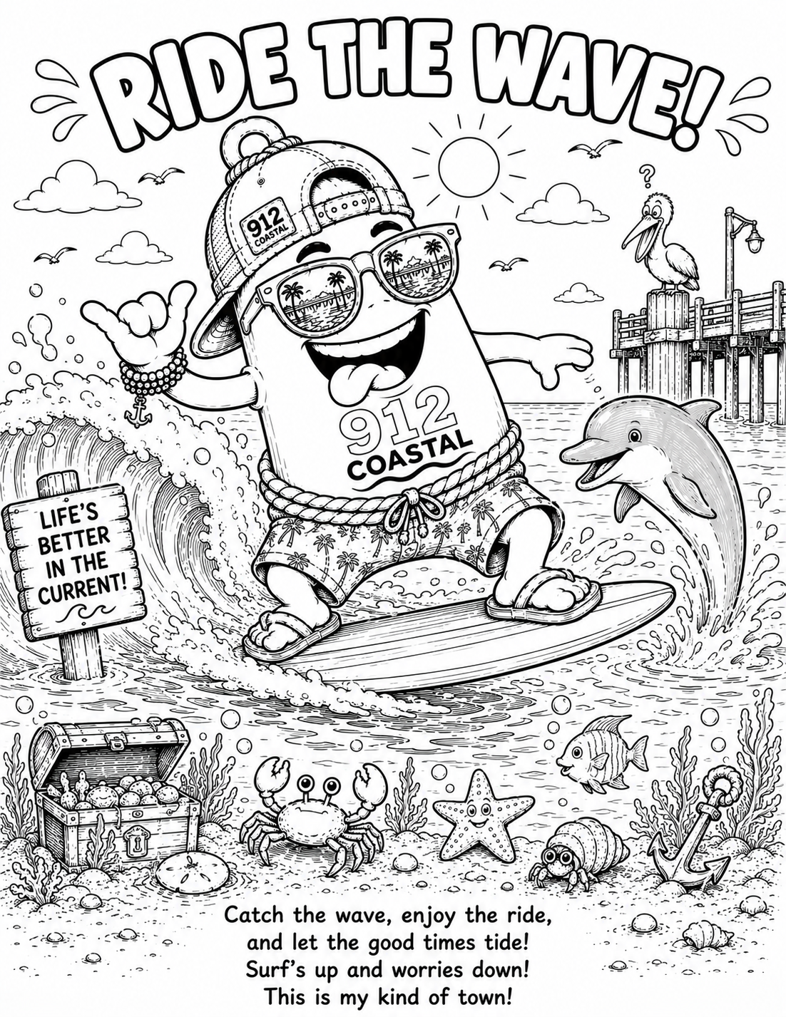 Free Buoy Coloring Book
