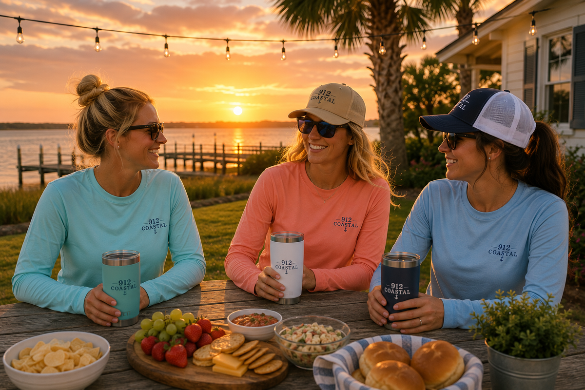 912 Coastal Heritage Collection | Men's UPF 44+ Performance Fishing Long Sleeve Shirt