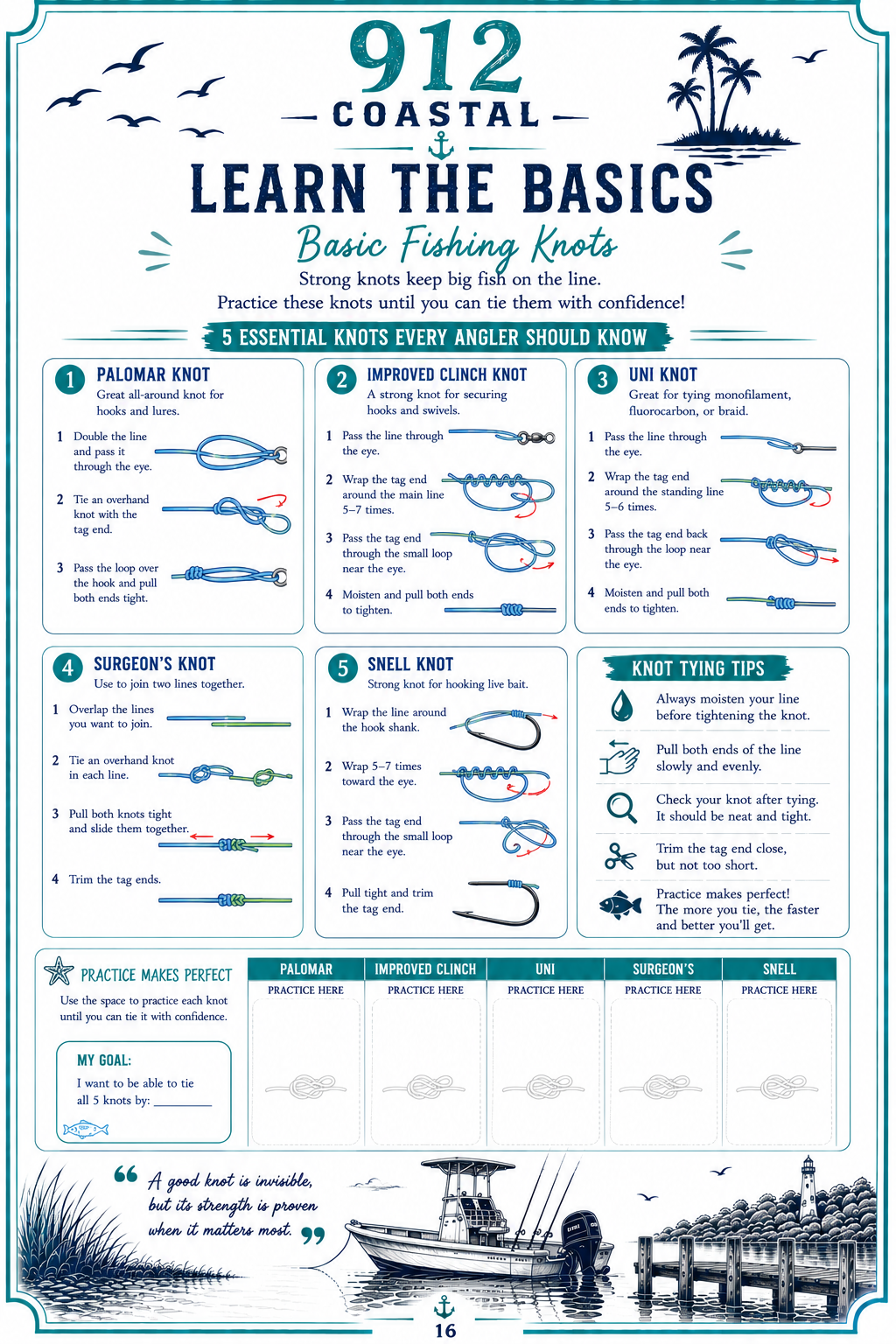 Digital 912 Coastal Beginner Fishing Journal | 41-Page Printable Fishing Log | Fishing Planner & Catch Journal | Digital Downloadduct