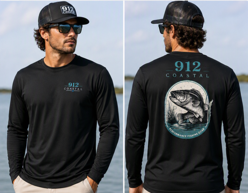 912 Coastal Heritage Collection | Men's UPF 44+ Performance Fishing Long Sleeve Shirt
