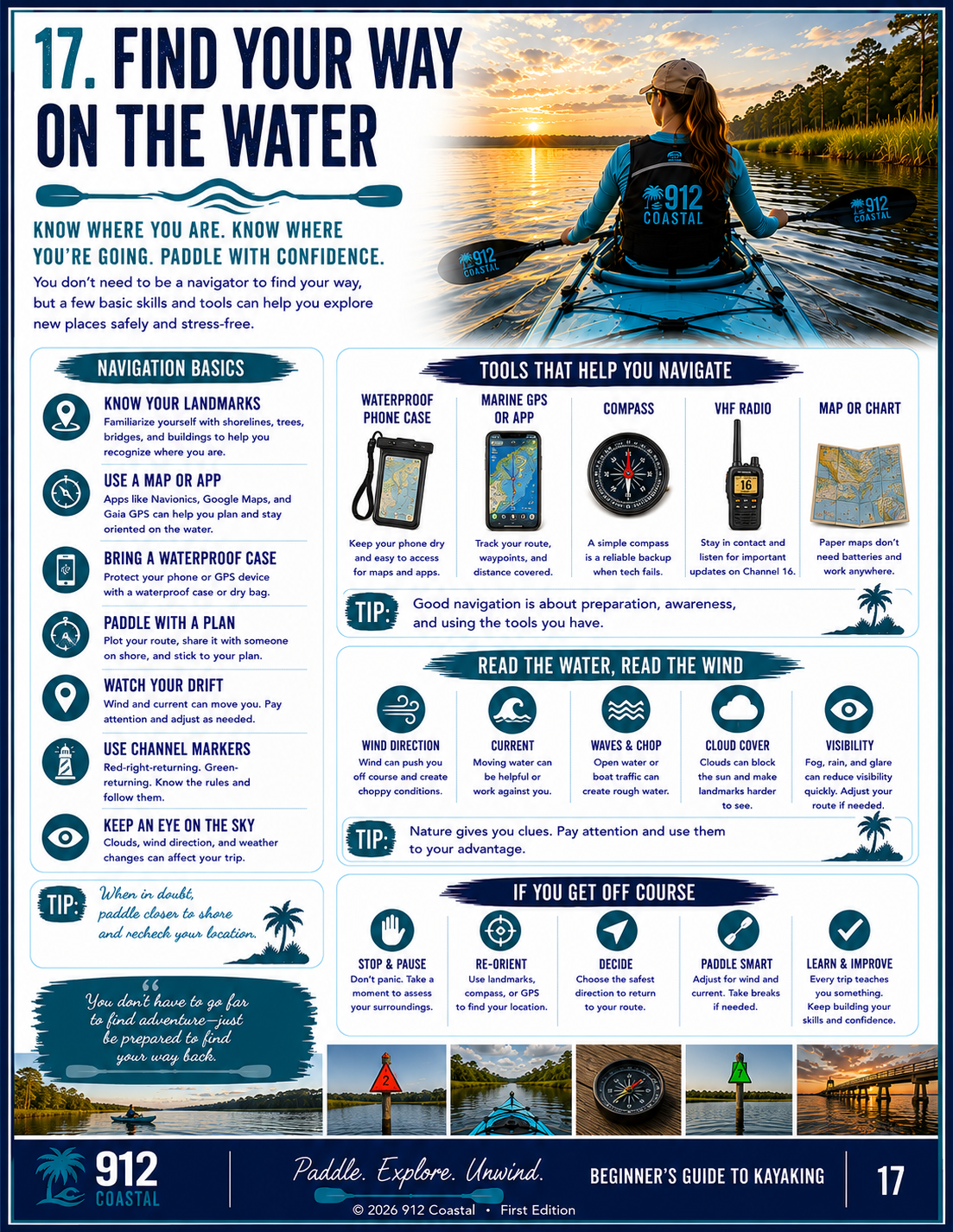 Beginner's Guide to Kayaking | 24-Page Digital PDF | Safety, Gear, Paddling Tips & Kayak Fishing | 912 Coastal