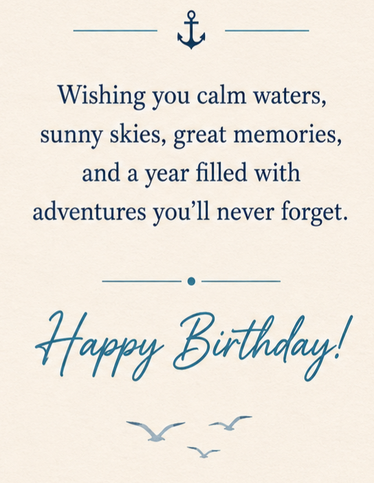 912 Coastal Birthday Card Bundle