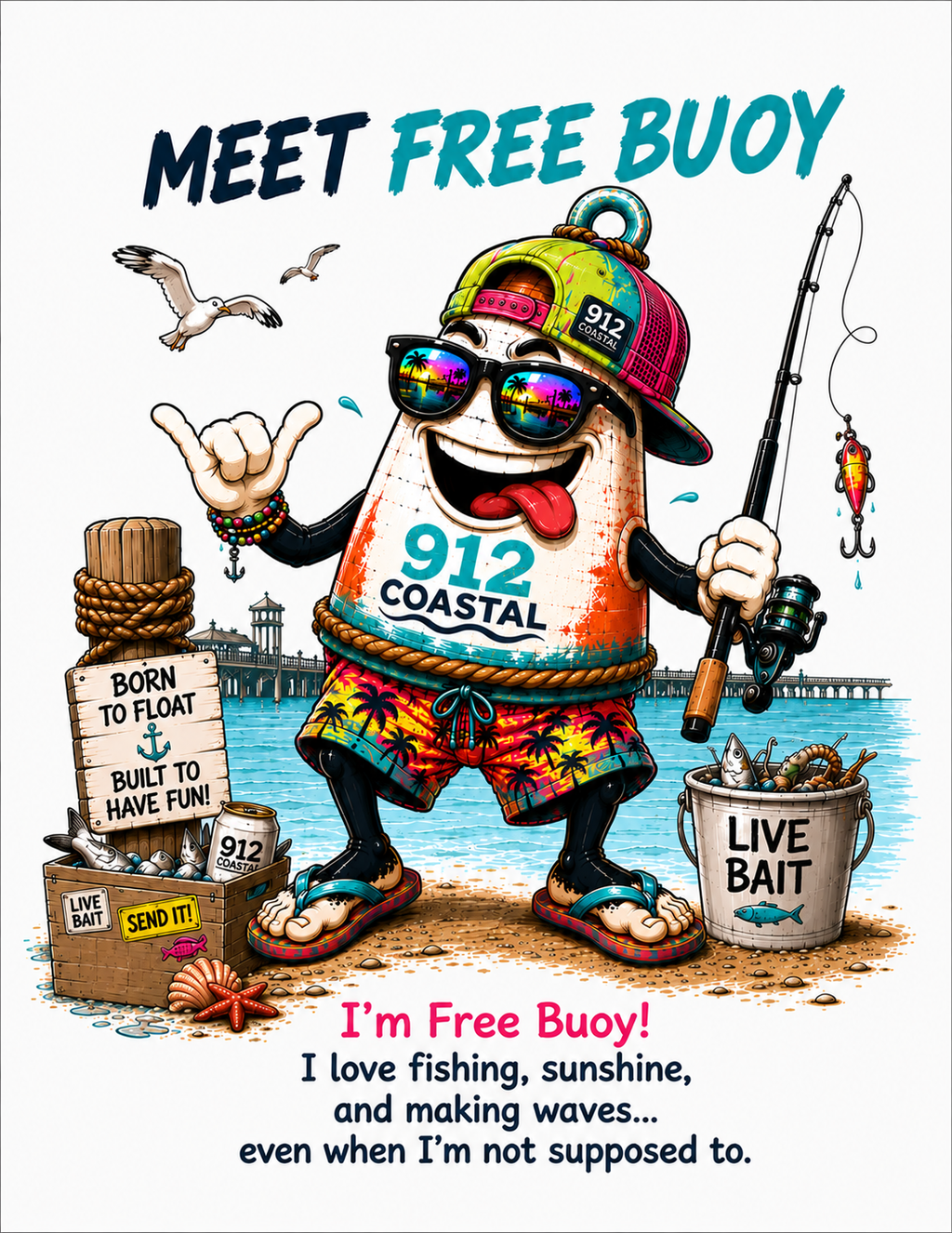 Free Buoy Coloring Book
