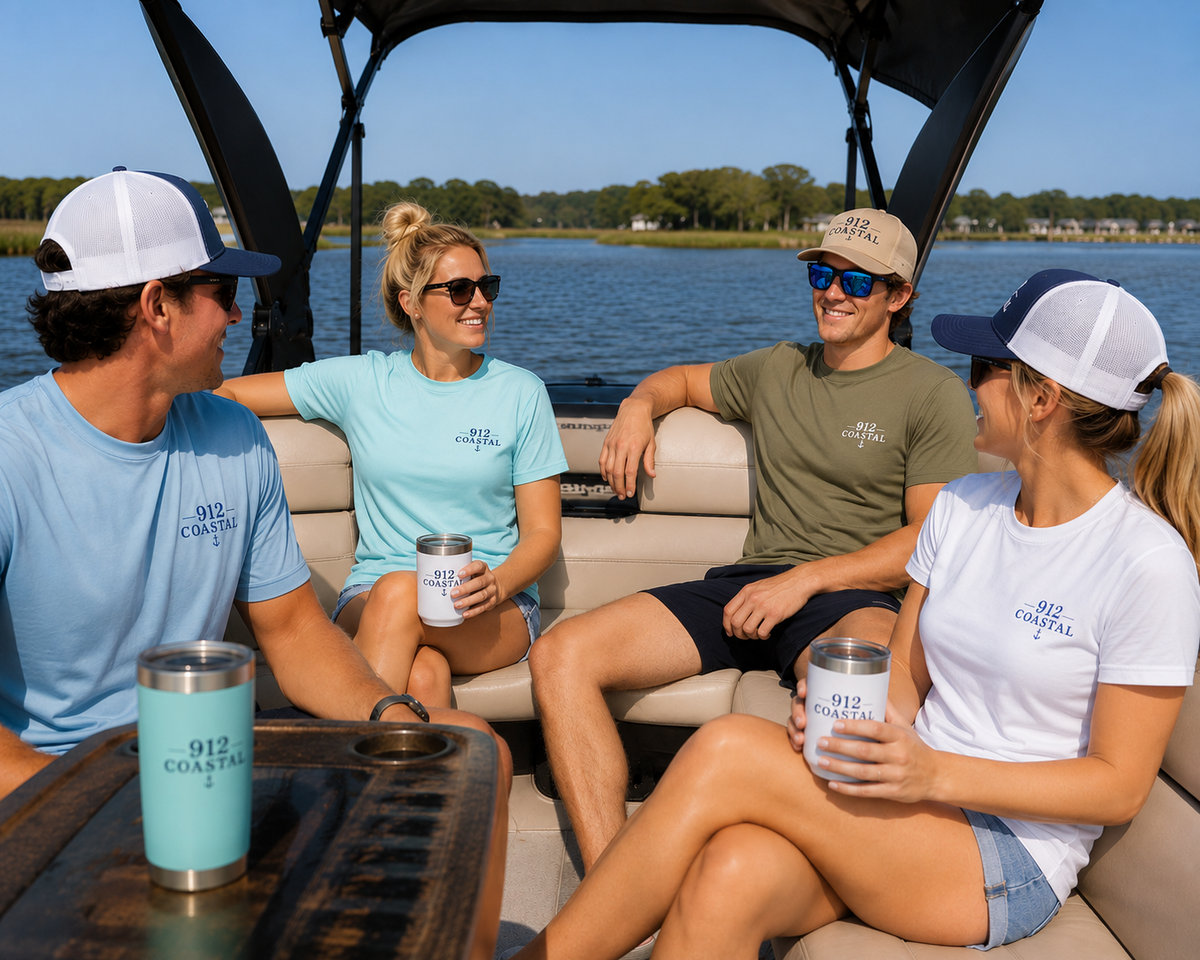 912 Coastal Heritage Collection | Men's UPF 44+ Performance Fishing Short Sleeve Shirt