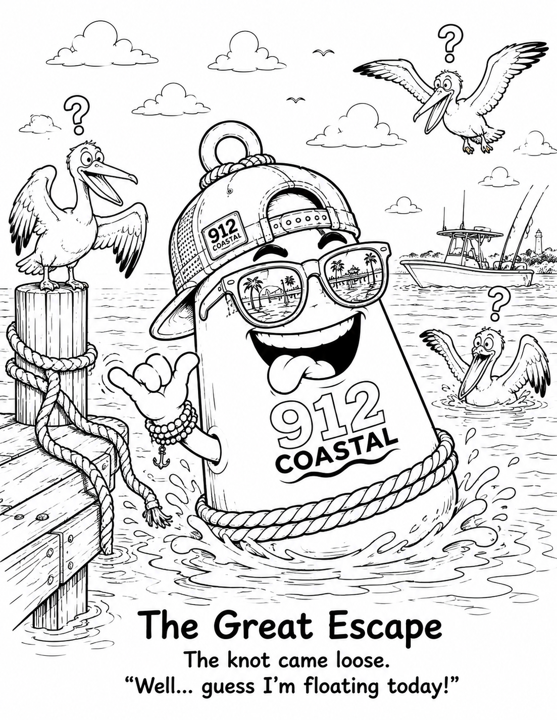 Free Buoy Coloring Book