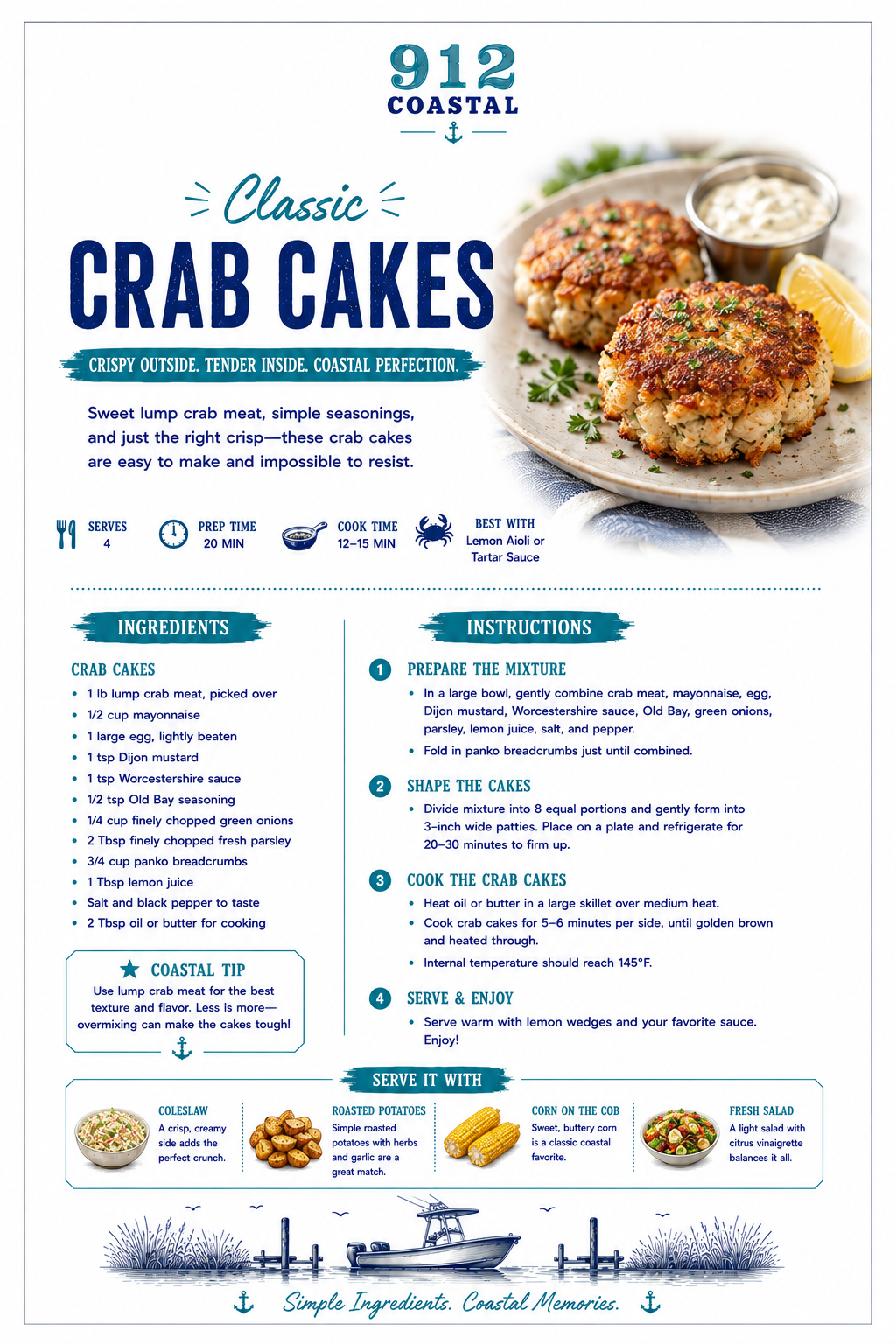 912 Coastal Inshore Catches Cookbook