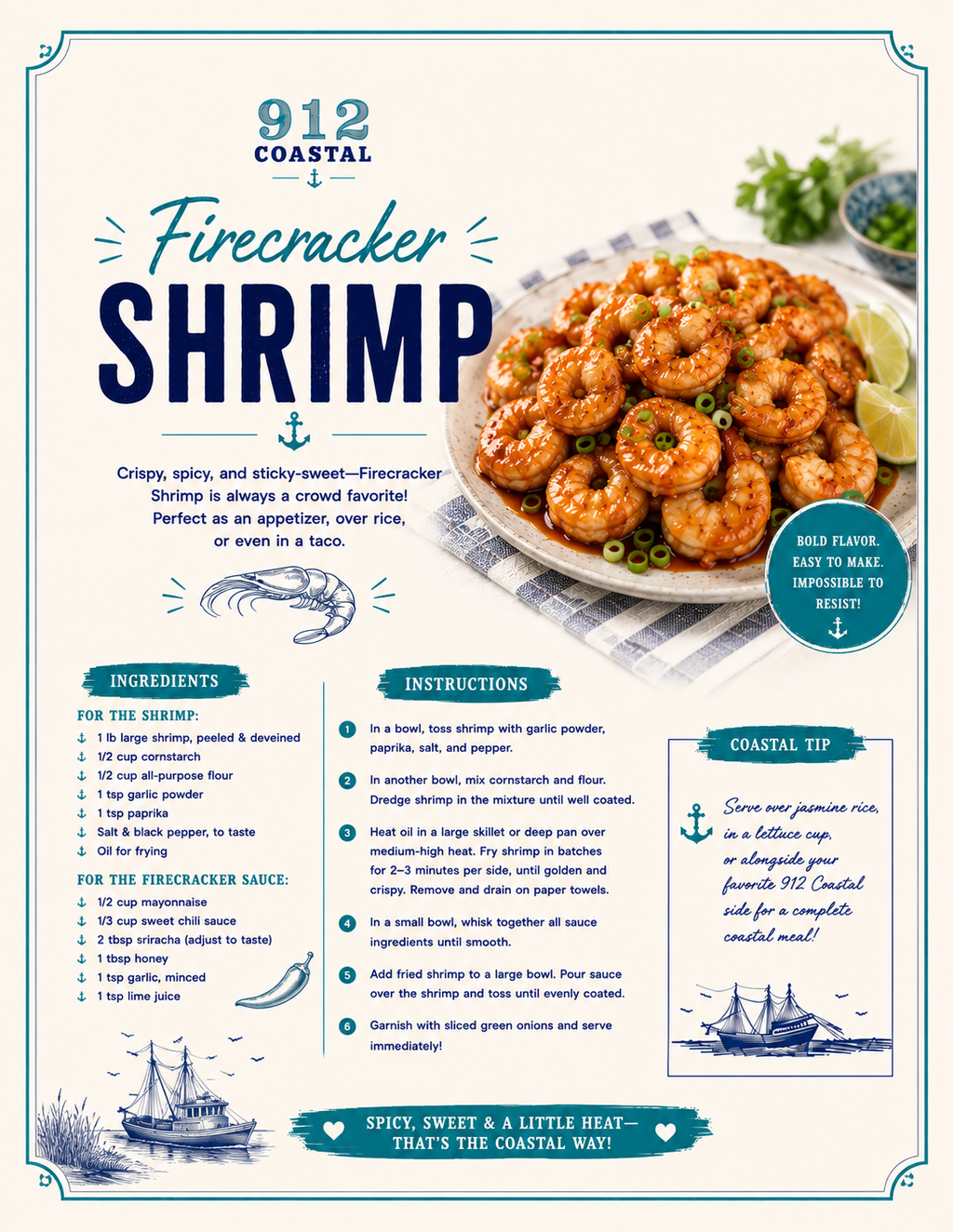 912 Coastal Inshore Catches Cookbook