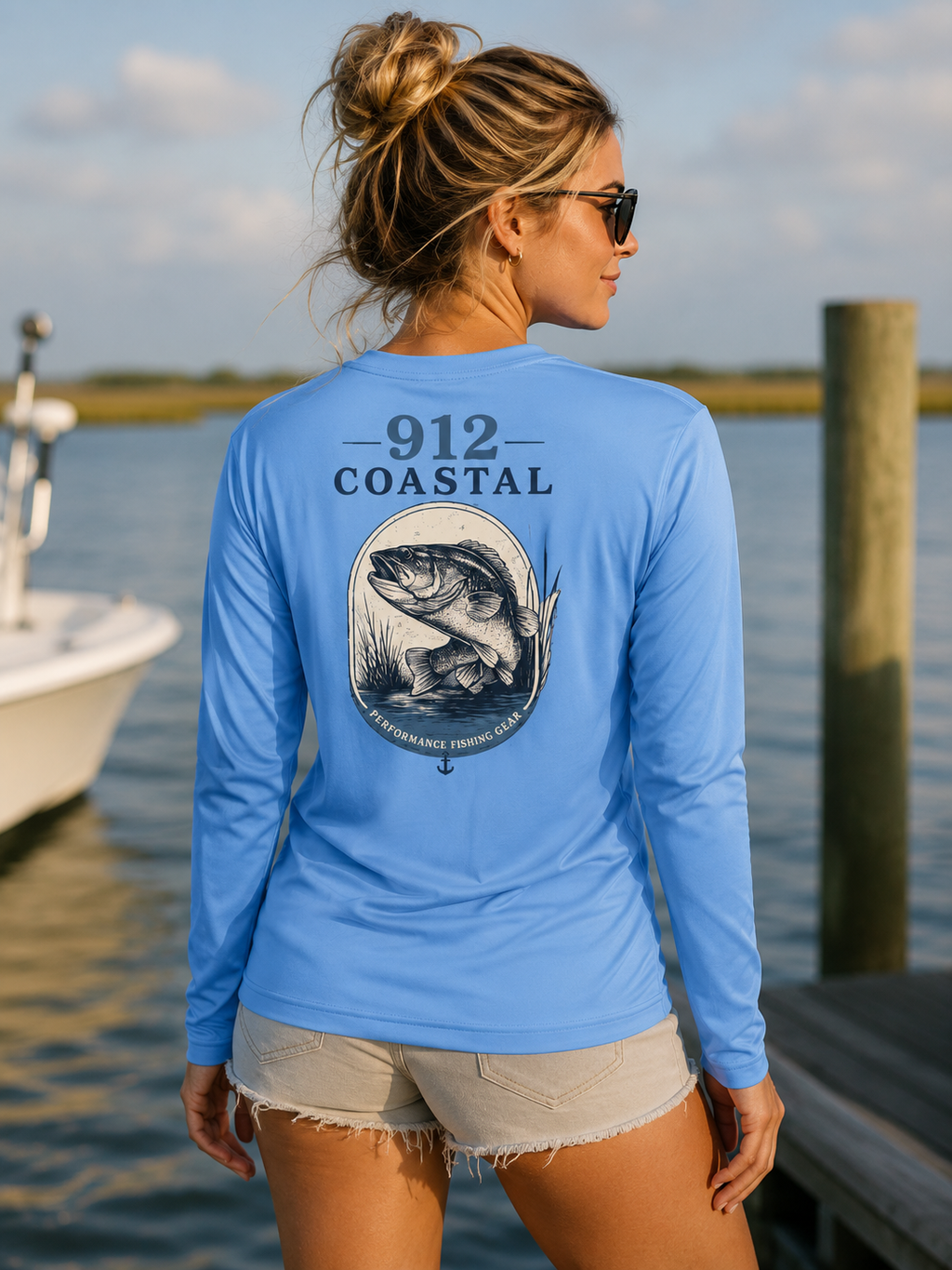 912 Coastal Heritage Collection | Men's UPF 44+ Performance Fishing Long Sleeve Shirt