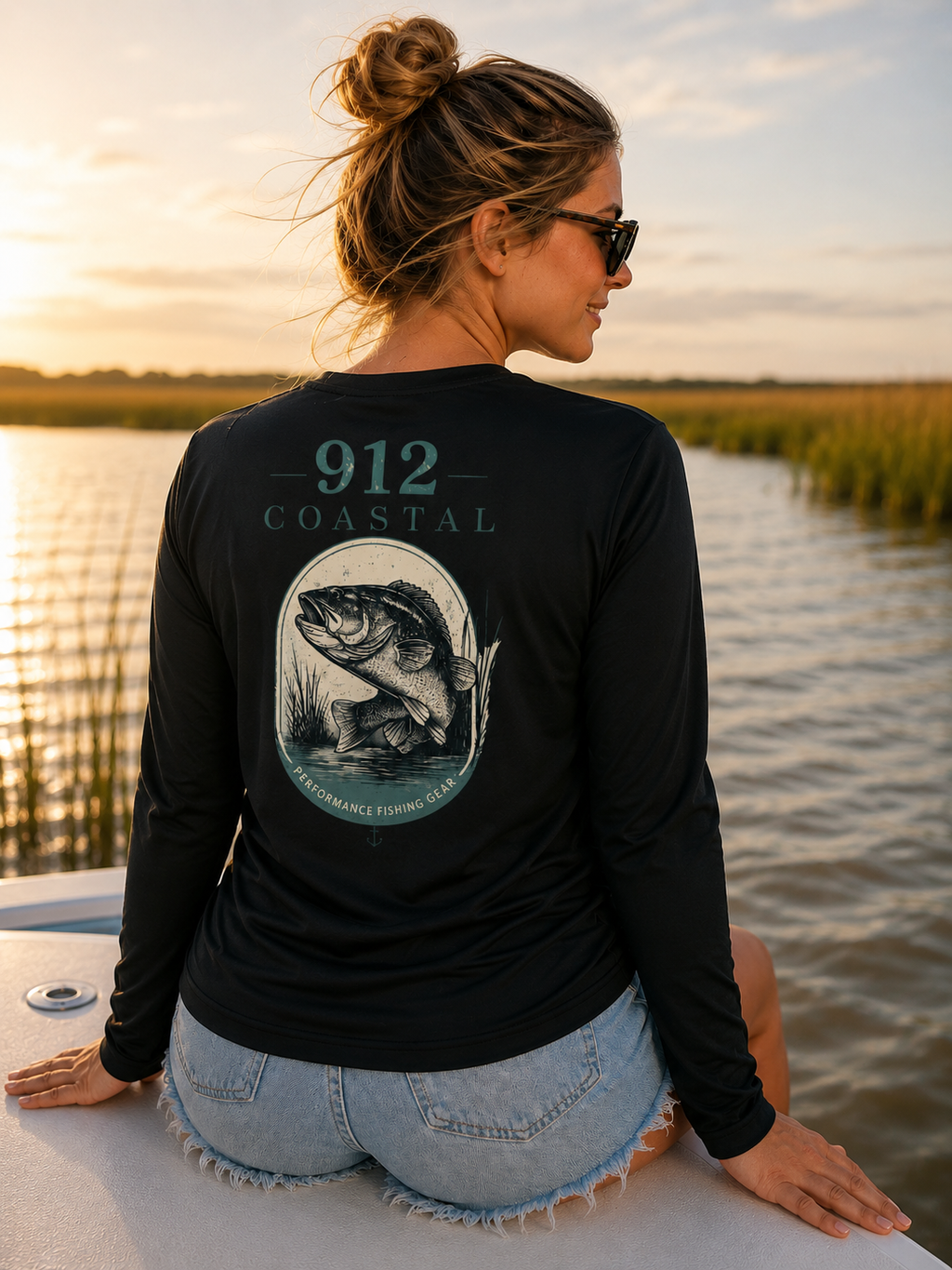 912 Coastal Heritage Collection | Men's UPF 44+ Performance Fishing Long Sleeve Shirt