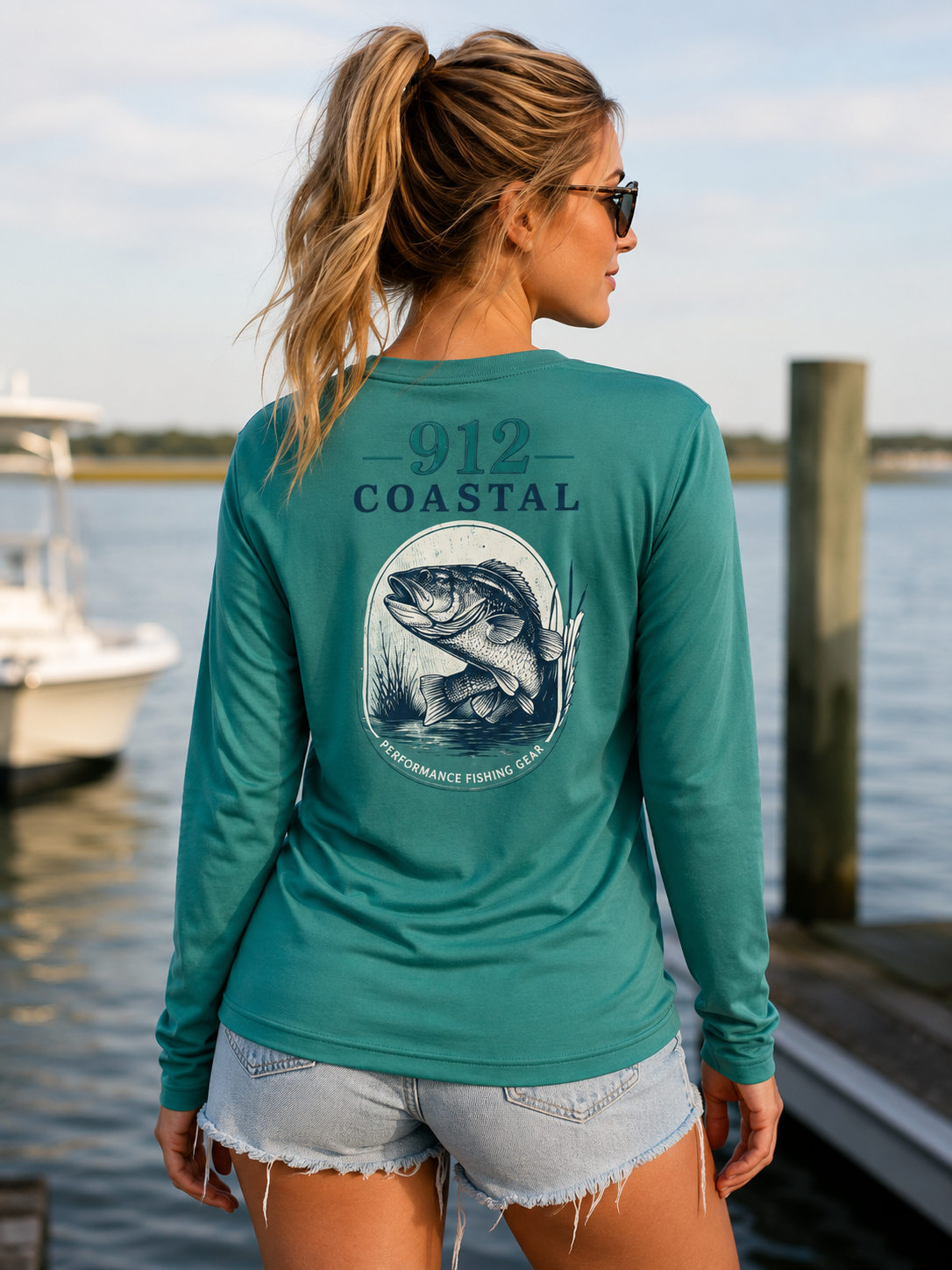 912 Coastal Heritage Collection | Men's UPF 44+ Performance Fishing Long Sleeve Shirt