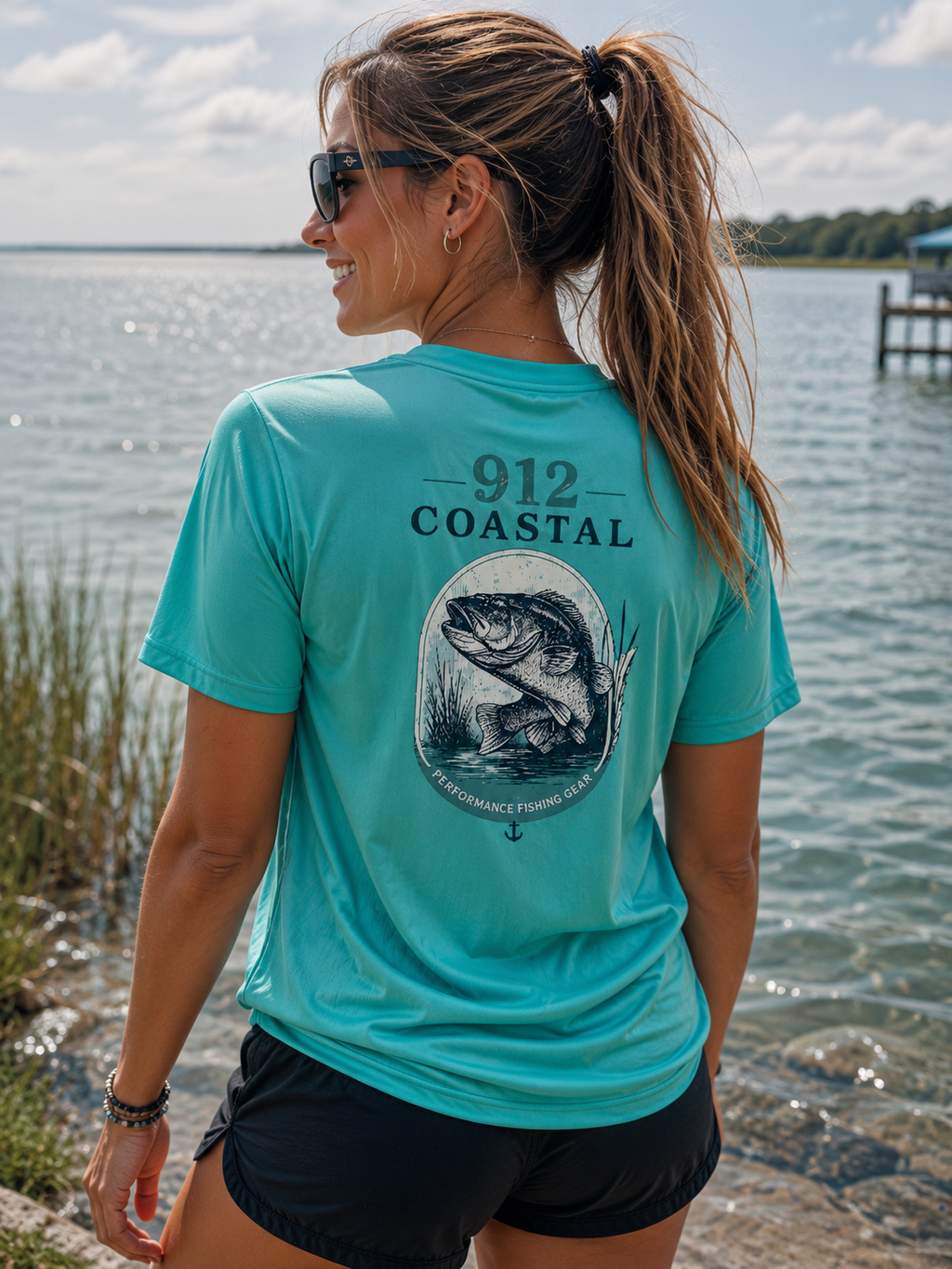 912 Coastal Heritage Collection | Men's UPF 44+ Performance Fishing Short Sleeve Shirt
