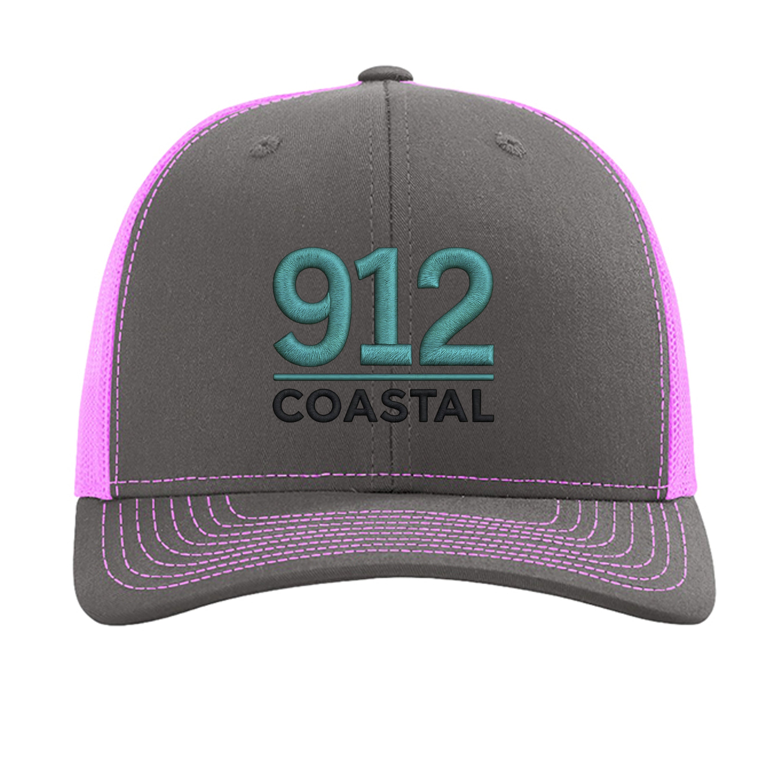 Charcoal/ Neon Pink - 112 - FRONT