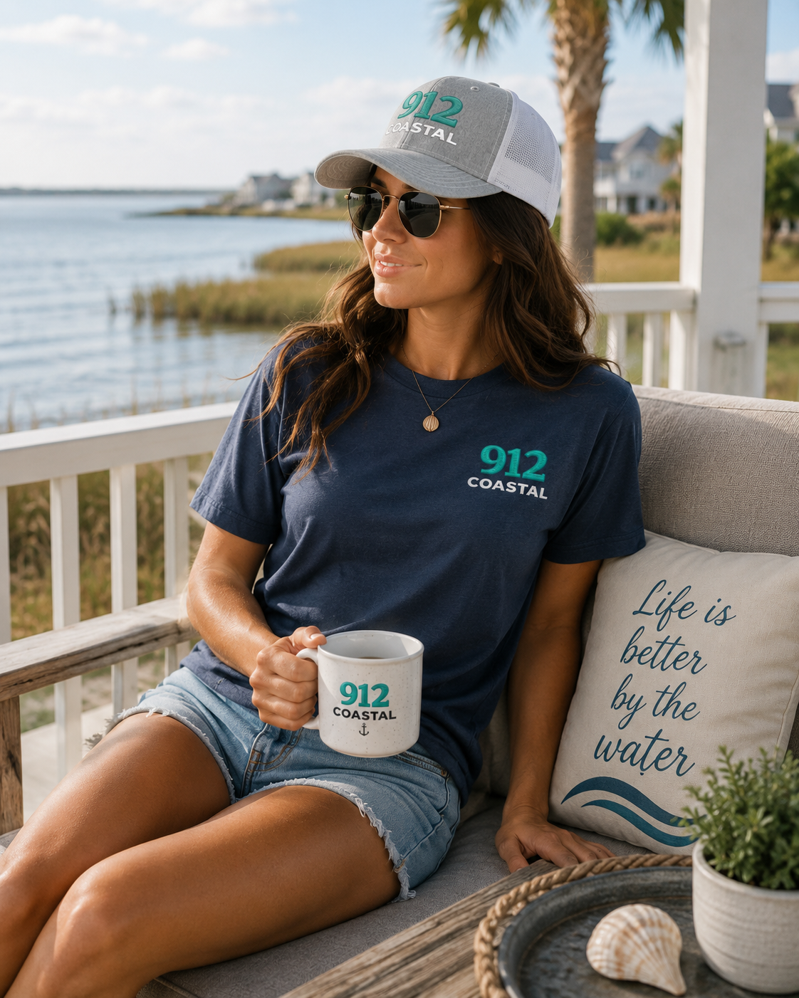 912 Coastal Unisex T-Shirt | Coastal Lifestyle Tee for Fishing & Beach