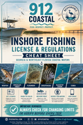 Georgia & Florida Inshore Fishing Regulations Cheat Sheet | 912 Coastal
